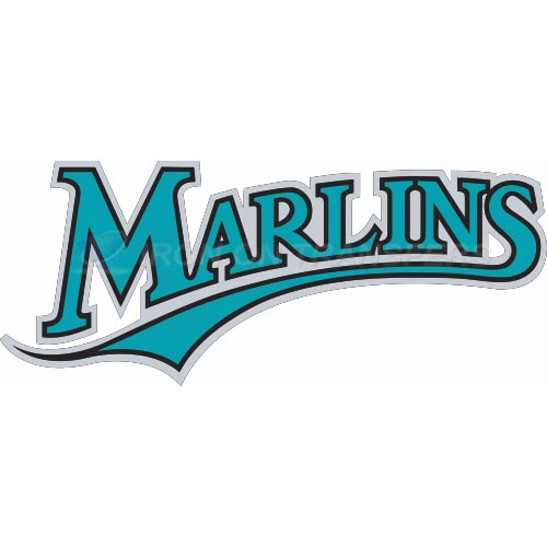 Miami Marlins Iron-on Stickers (Heat Transfers)NO.1692